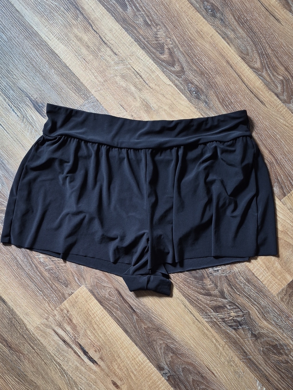 Aqua Green Black High Rise Brief Lined Athletic Board Shorts Swimwear Size XL